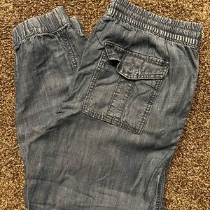 GAP light jean jogger pants
